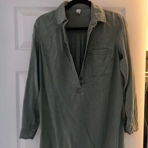 Mid length long sleeve dress